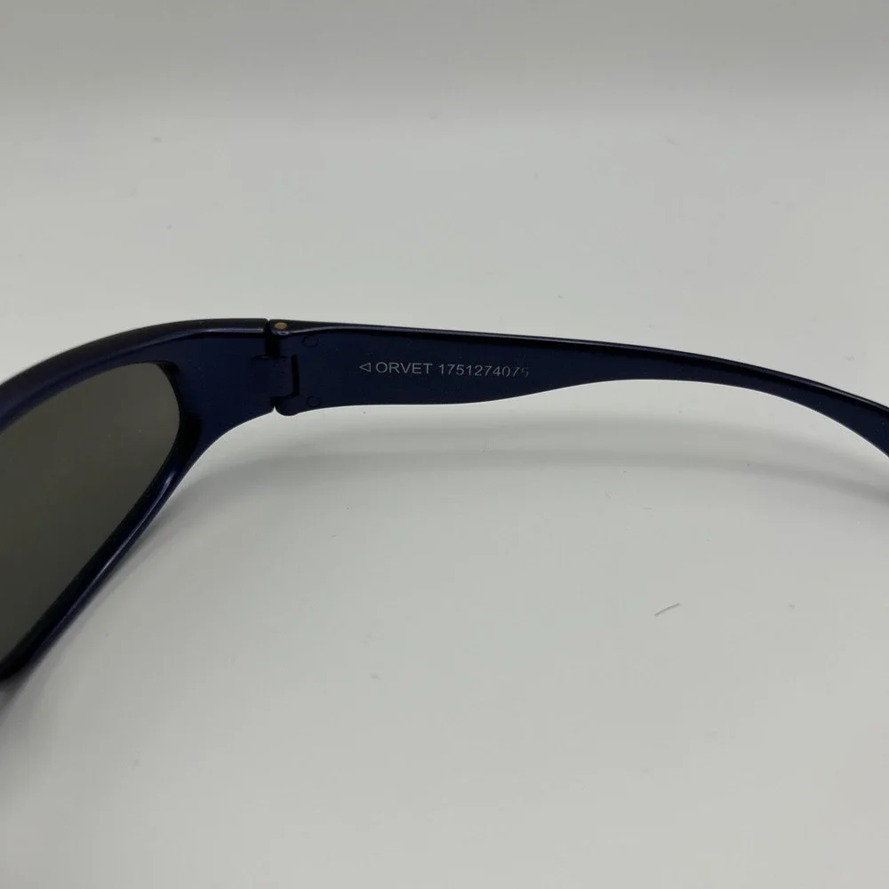 Vintage Bolle Orvet Purple Oval Sunglasses FRAMES ONLY France 90's Retro